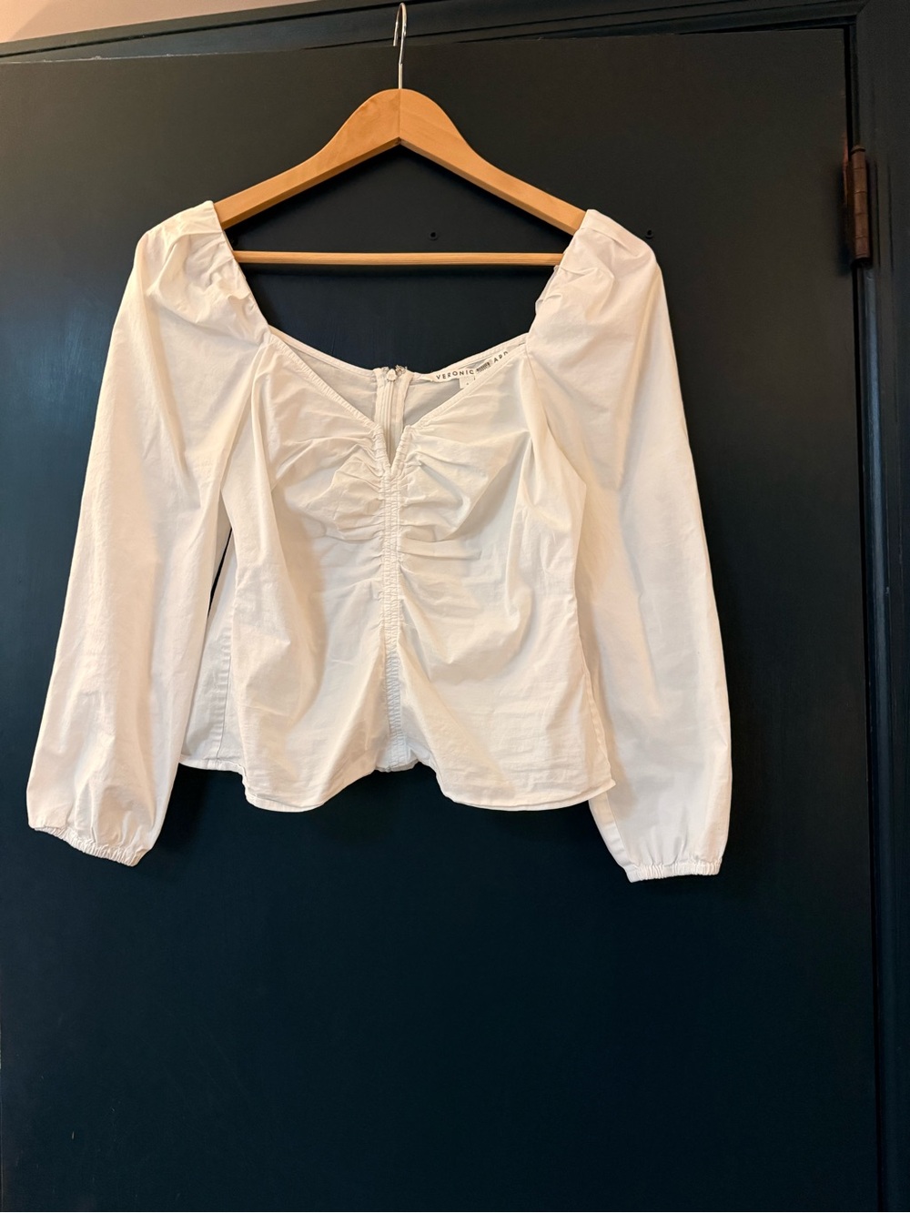Veronica Beard White Zhou Blouse